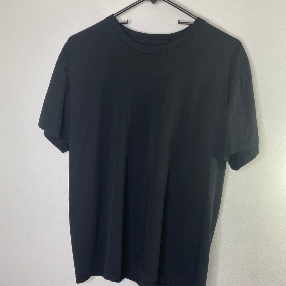 CALVIN KLEIN MENS BLACK  CREW NECK SHORT SLEEVE TEE SHIRT SIZE LARGE
